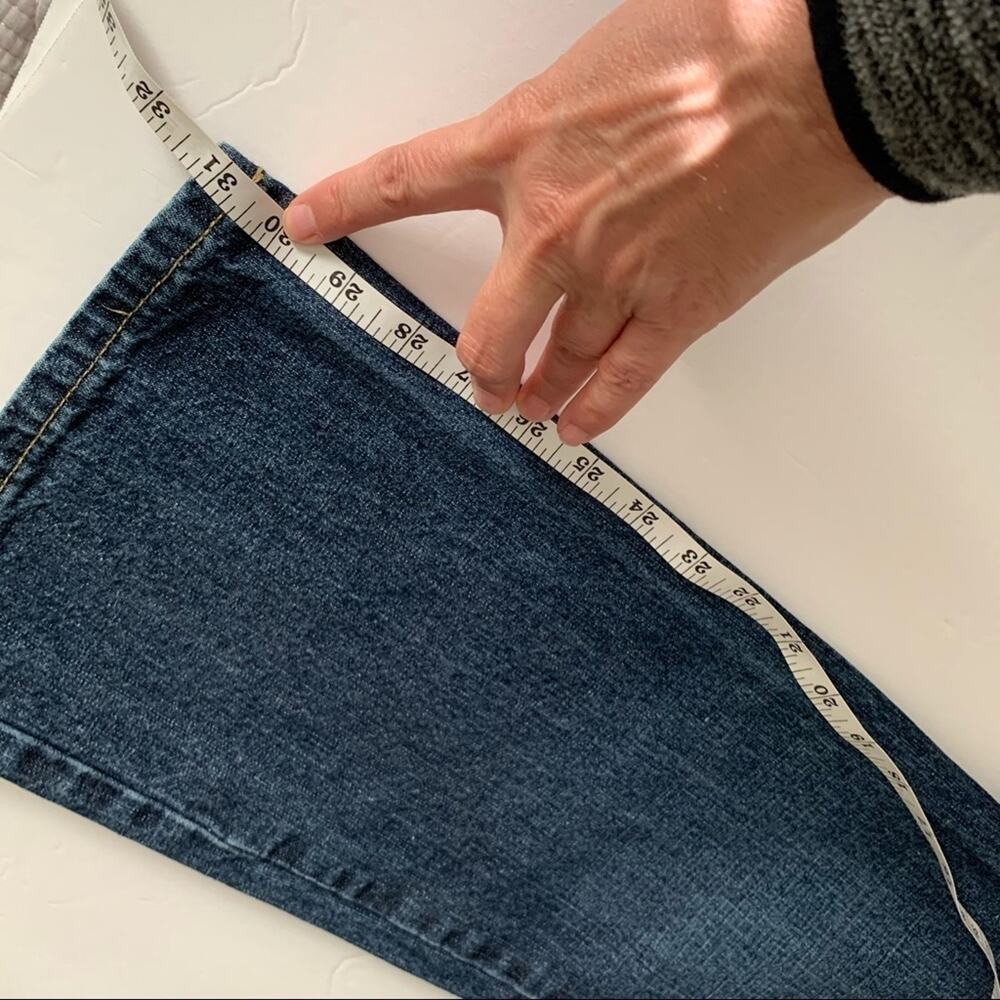 Vintage ZENA straight leg medium rise jeans blue jeans size 10 - Picture 5 of 11